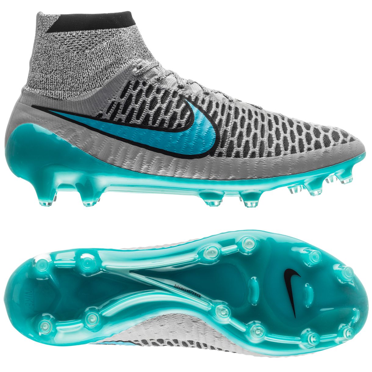 Nike Obra fodboldstøvler - Grå:Blå:Sort
